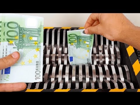 SUPER RICH GUY SHREDDING MONEY
