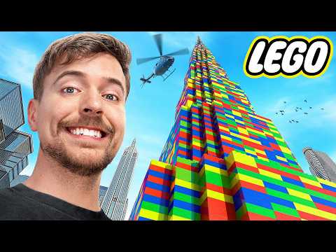 I Built The World's Largest Lego Tower