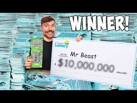 I Spent $1,000,000 On Lottery Tickets and WON