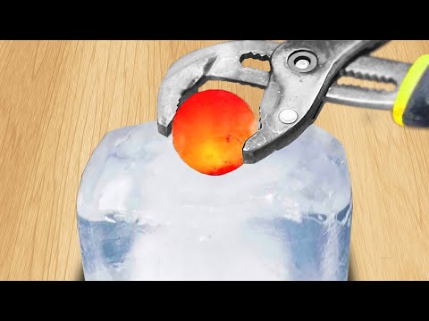 1,000 Degree Ball VS Frozen Water