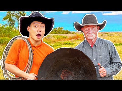 Uncle Roger Learn INSANE Cowboy Cooking (ft. @CowboyKentRollins)