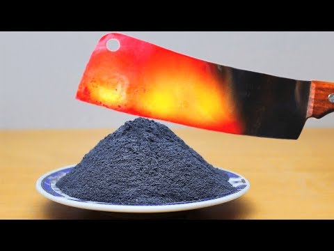1000 Degree Cleaver vs BOOM POWDER!