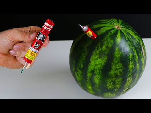FIREWORK VS WATERMELON EXPERIMENT